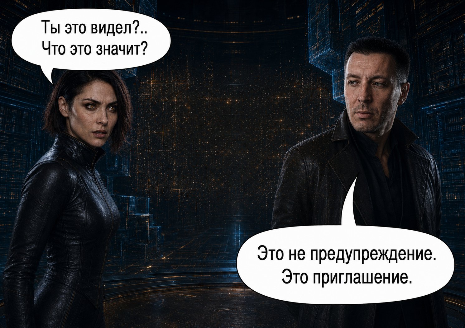 Лира и Архитектор — «Ты это видел? Что это значит?» «Это не предупреждение. Это приглашение»
