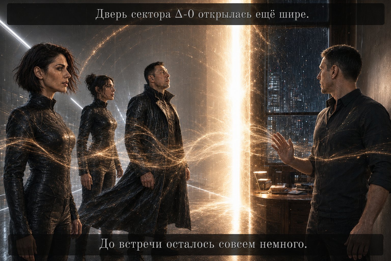 Дверь сектора Δ-0 открылась шире, свет соединяет коридор Архива с квартирой земного Артёма — «До встречи осталось совсем немного»