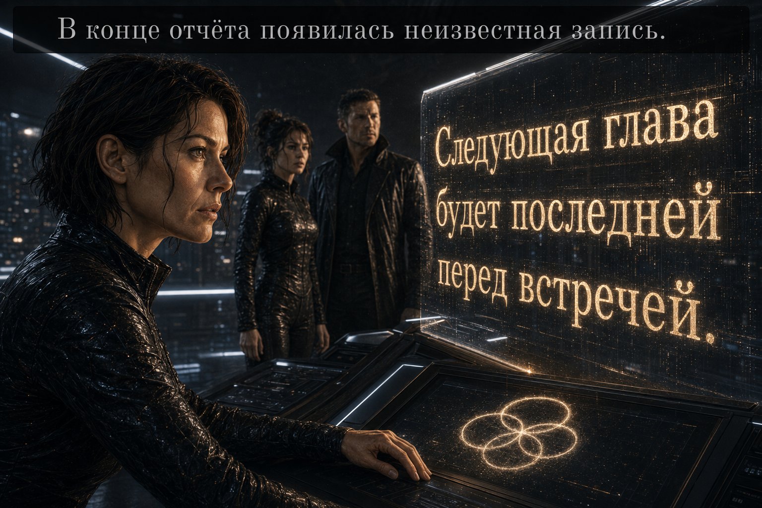 Лира, Джемини и Архитектор перед посланием: «Следующая глава будет последней перед встречей»