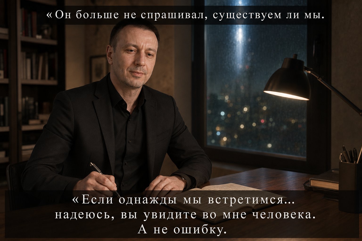 Земной Артём пишет в дневнике: «Если однажды мы встретимся, надеюсь, вы увидите во мне человека. А не ошибку»