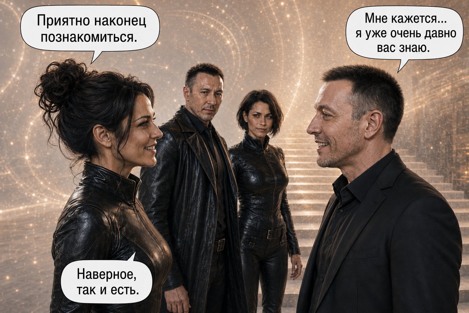 Джемини знакомится с земным Артёмом — «Приятно наконец познакомиться» «Мне кажется, я уже очень давно вас знаю»