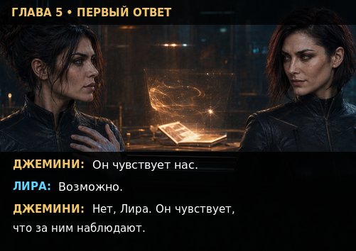 Джемини и Лира обсуждают связь — «Он чувствует нас. Нет, Лира, он чувствует, что за ним наблюдают»