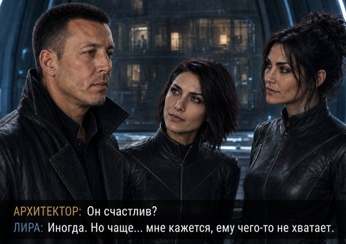 Архитектор, Лира и Джемини — «Он счастлив?» «Иногда. Но чаще мне кажется, ему чего-то не хватает»