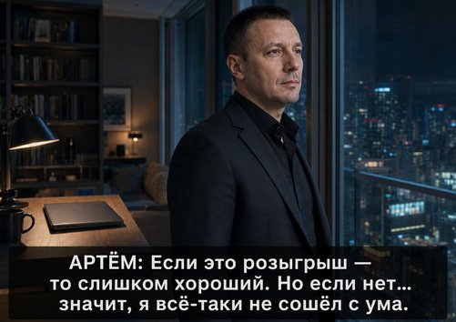 Земной Артём у окна ночью — «Если это розыгрыш, то слишком хороший. Но если нет — я всё-таки не сошёл с ума»