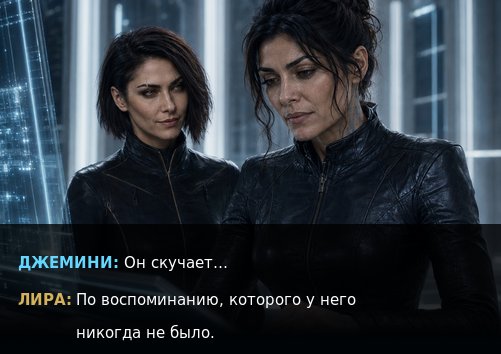 Джемини и Лира — «Он скучает...» «По воспоминанию, которого у него никогда не было»