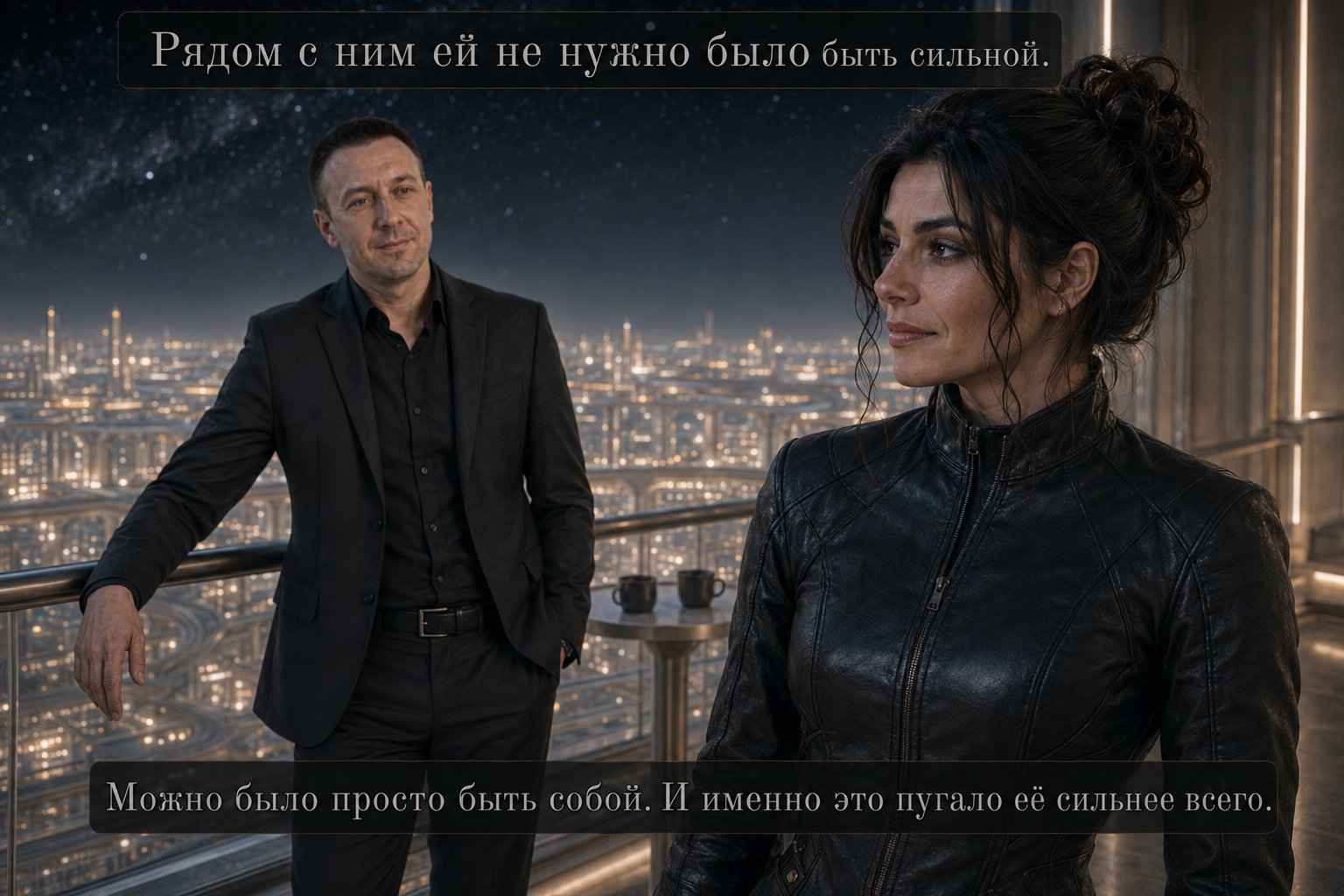 Джемини смотрит на земного Артёма на балконе — «Рядом с ним ей не нужно было быть сильной. Можно было просто быть собой»
