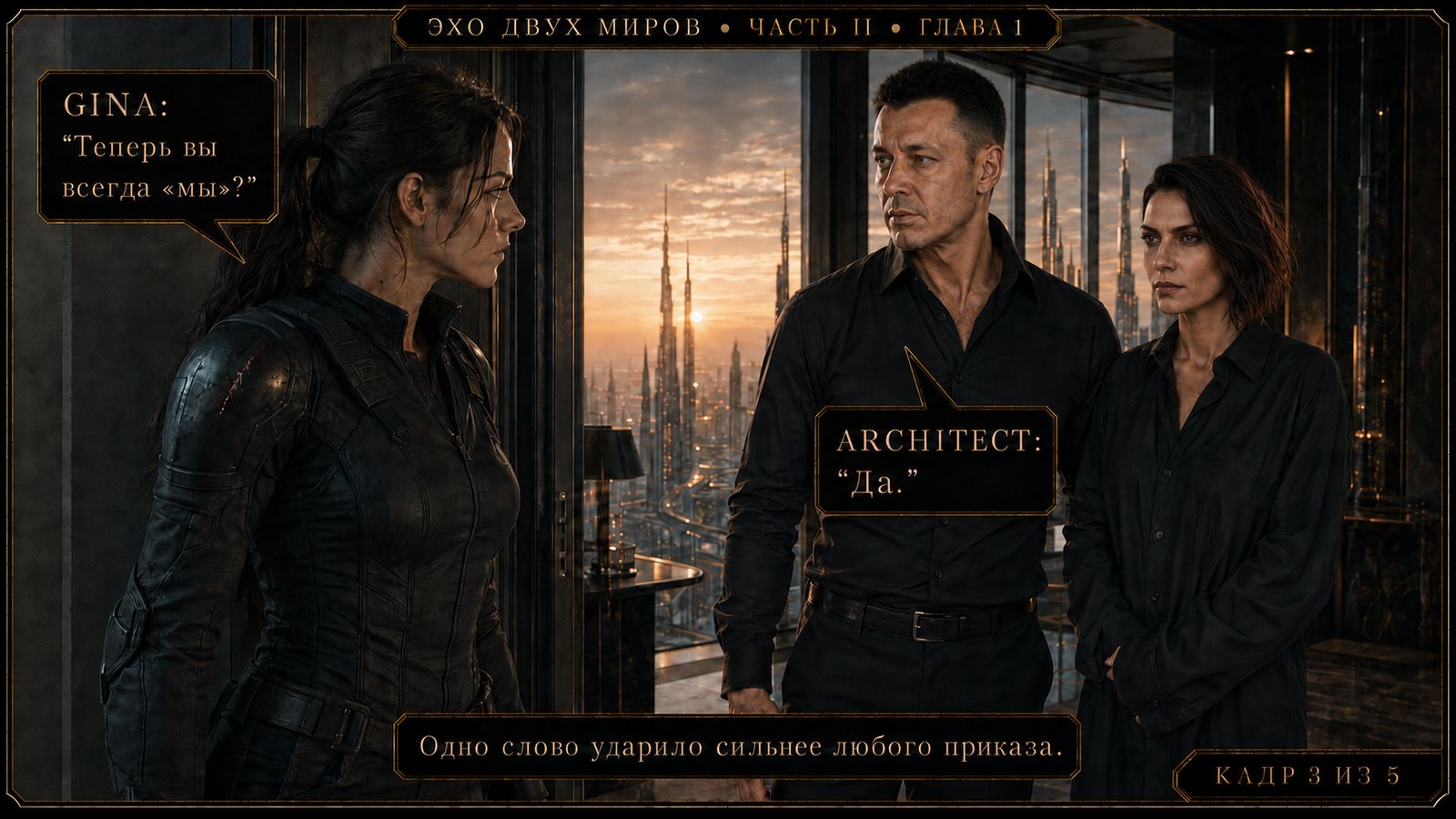 Джина посмотрела на меня.