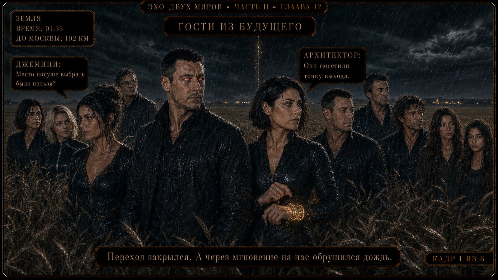 Все одиннадцать сигналов горели ровно.