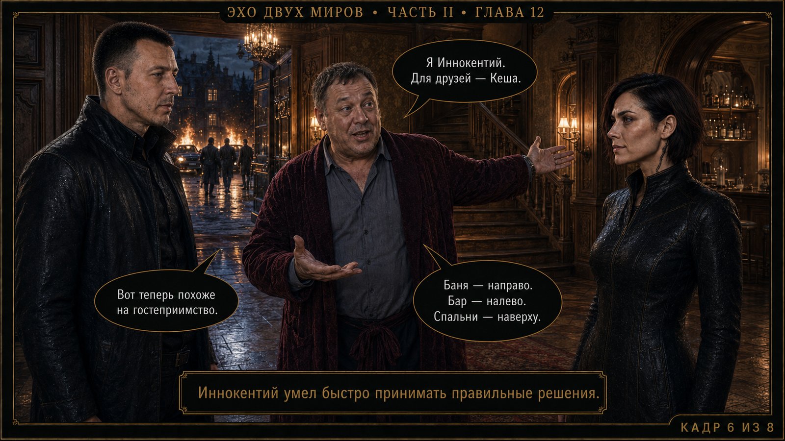 — Поэтому главный вопрос на повестке дня: откуда вы?