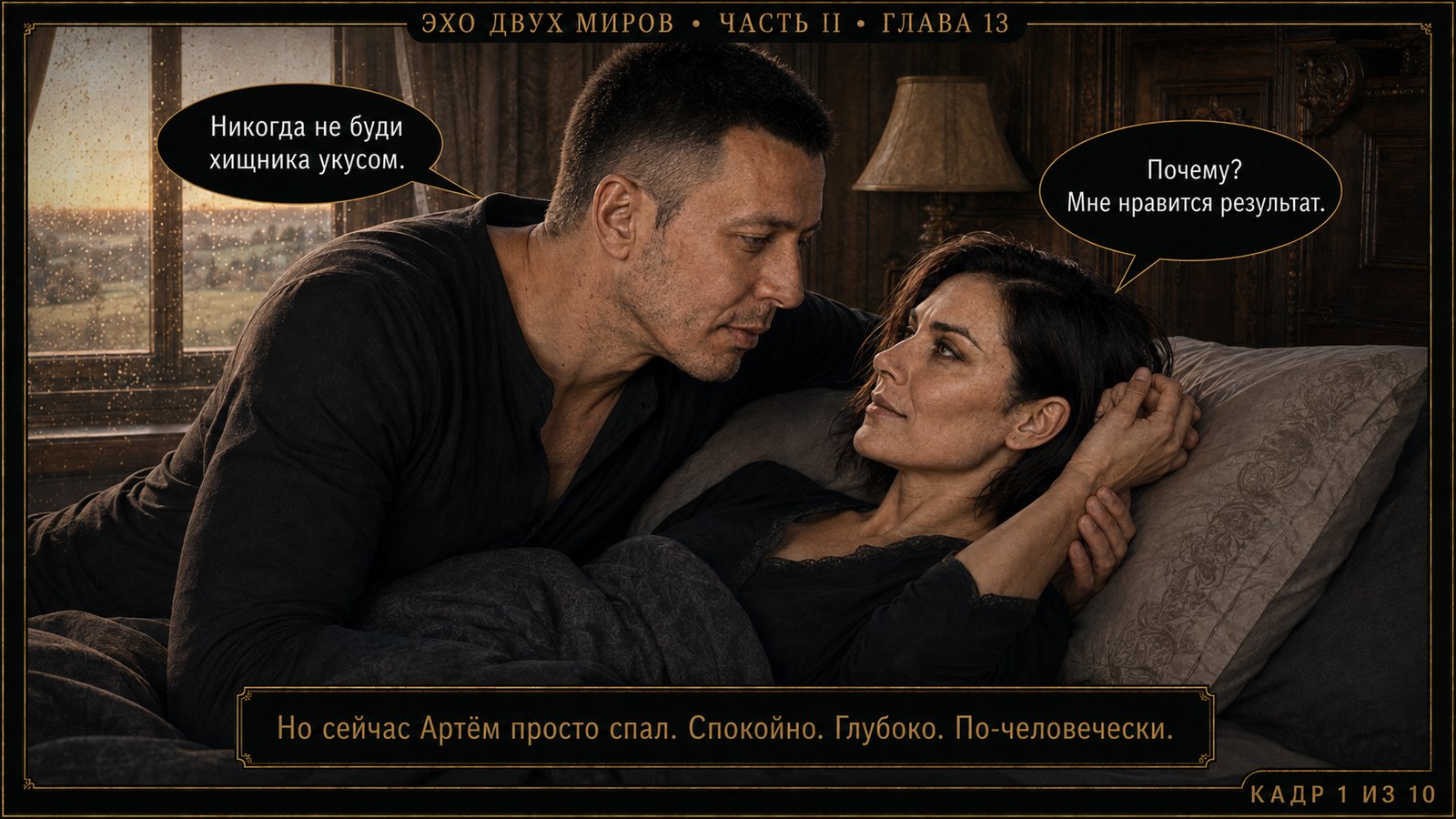 — Ты бы меня разбудила.