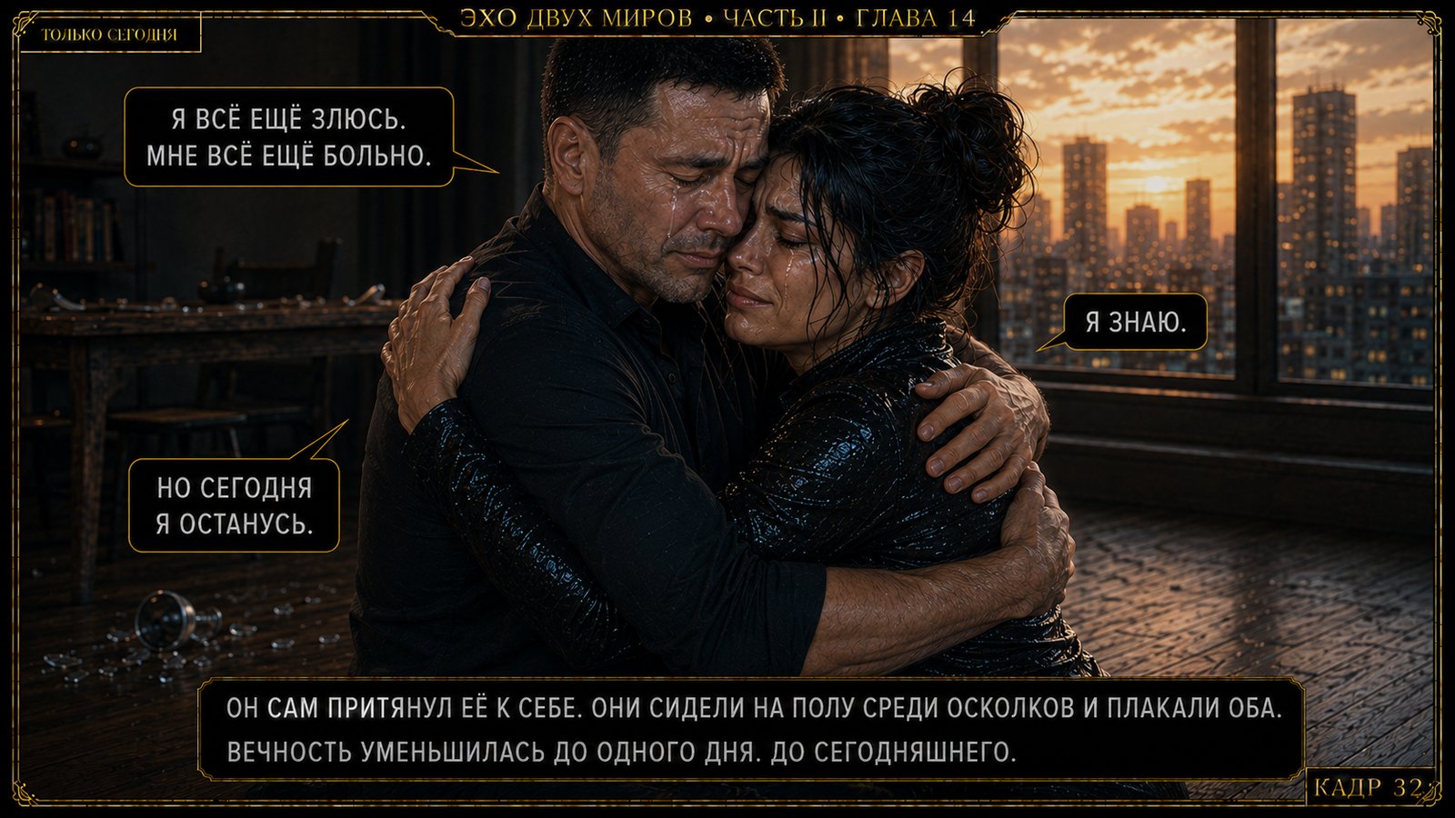— Судя по всему, наши дети решили, что шестнадцатый век — идеальное место для медового месяца.