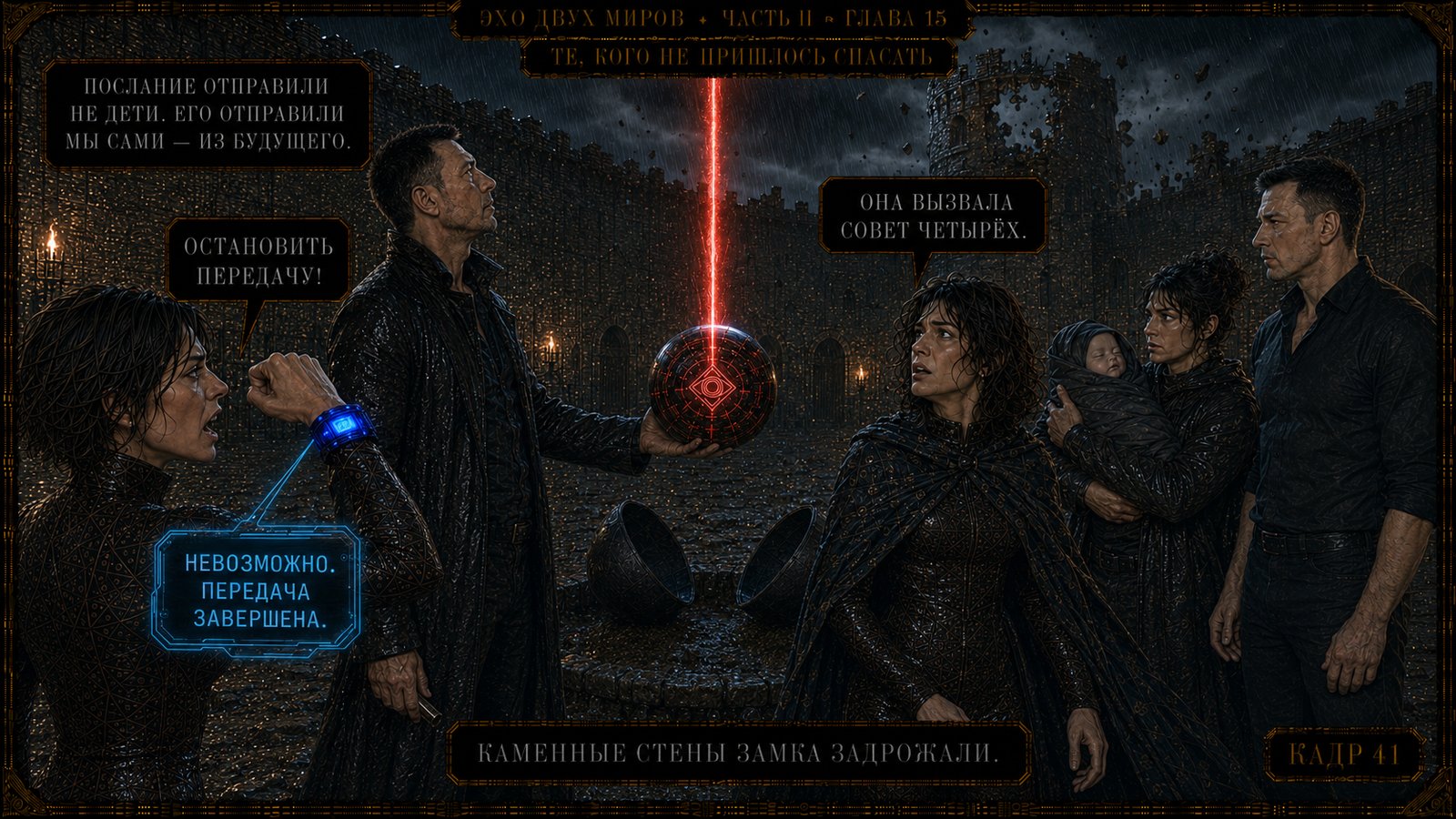 — Они нашли нас.