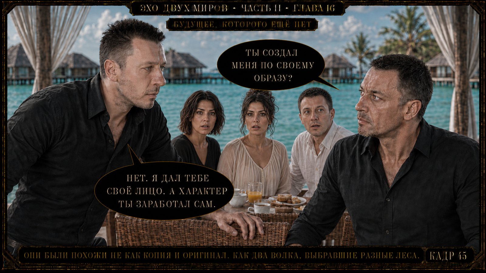 — Не помогай ему.
