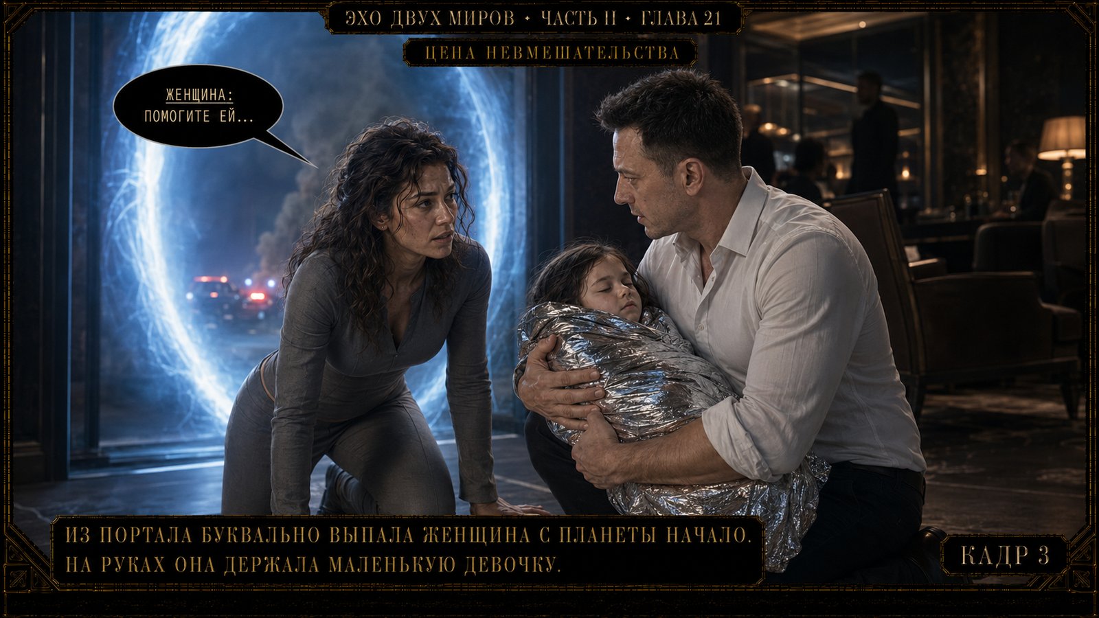 Между братьями оставалось меньше метра.