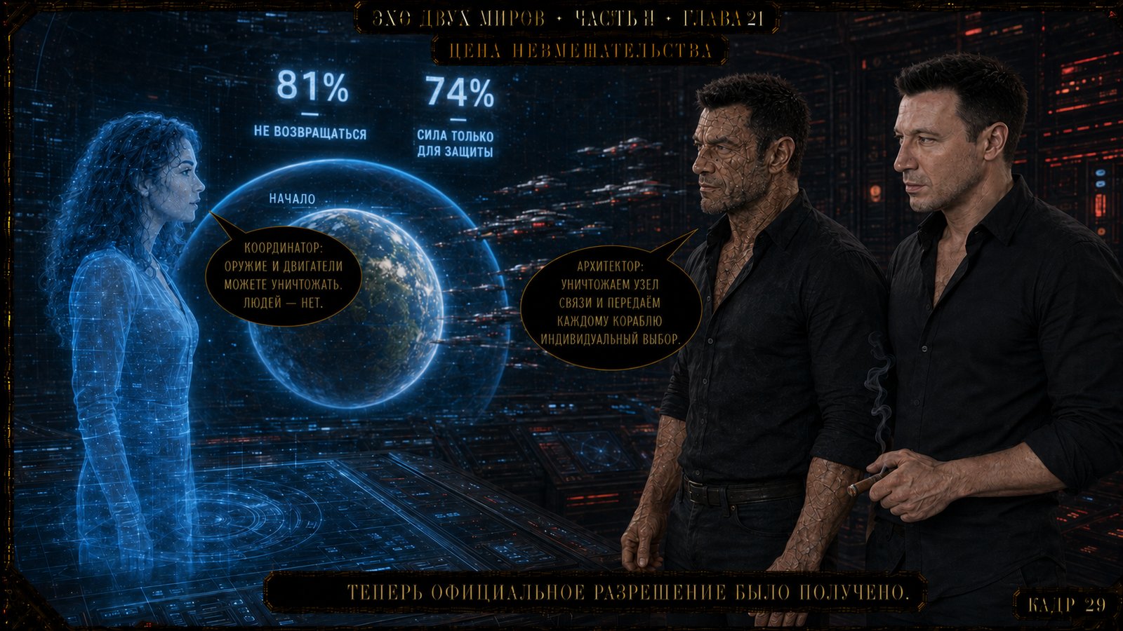 — Они должны умереть, — сказала она.