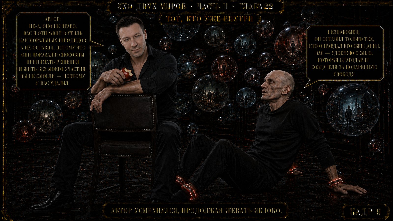На экране появилась фигура Автора.