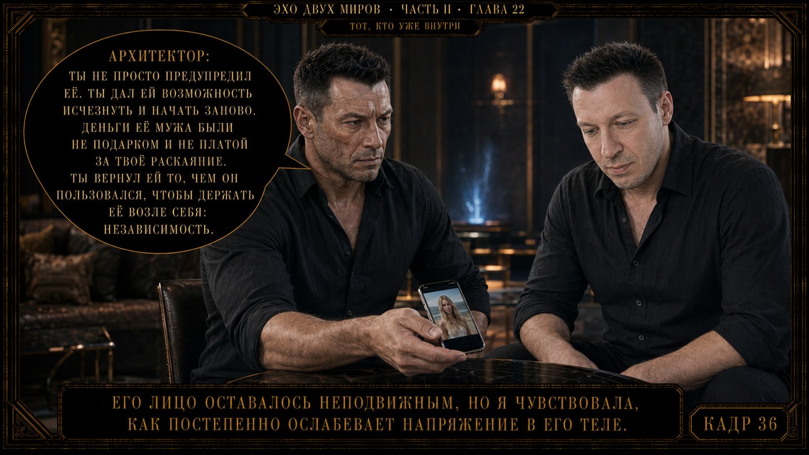 — Но назад ты больше не вернёшься один.