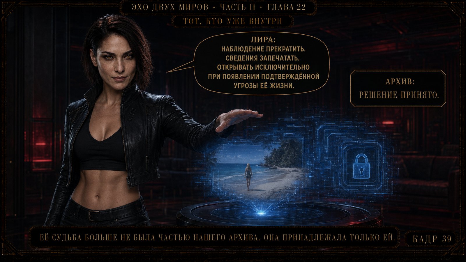 — Никто пока туда не идёт, — твёрдо сказала я.