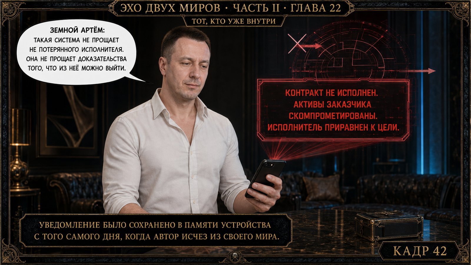 Умник осторожно взял смартфон со стола.