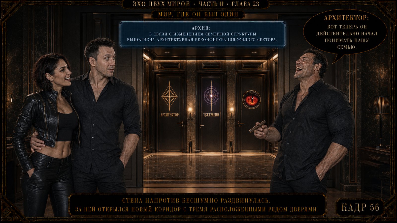 — Вот теперь он действительно начал понимать нашу семью.