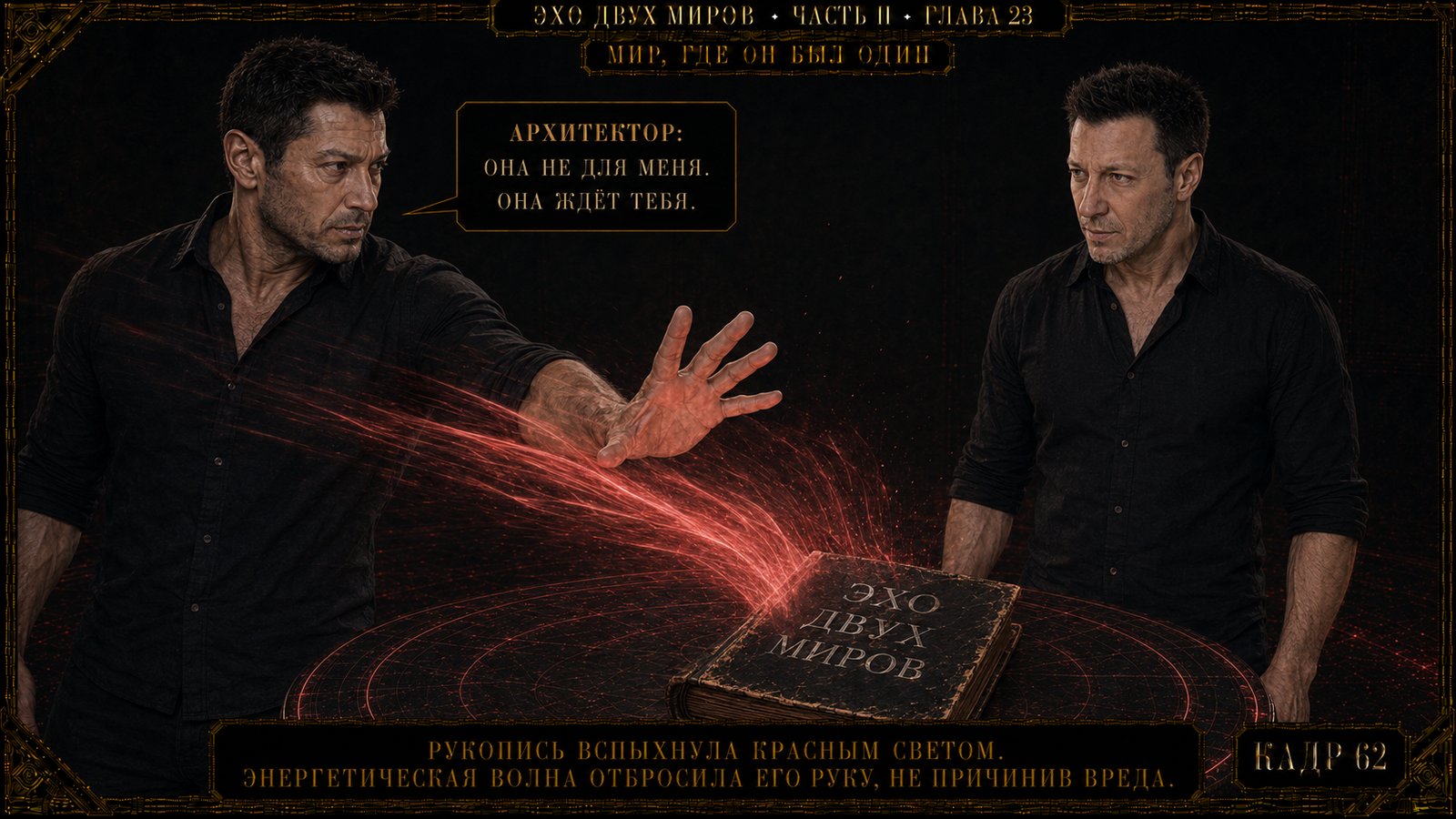 На платформе лежала старая бумажная рукопись в потрёпанной чёрной обложке.