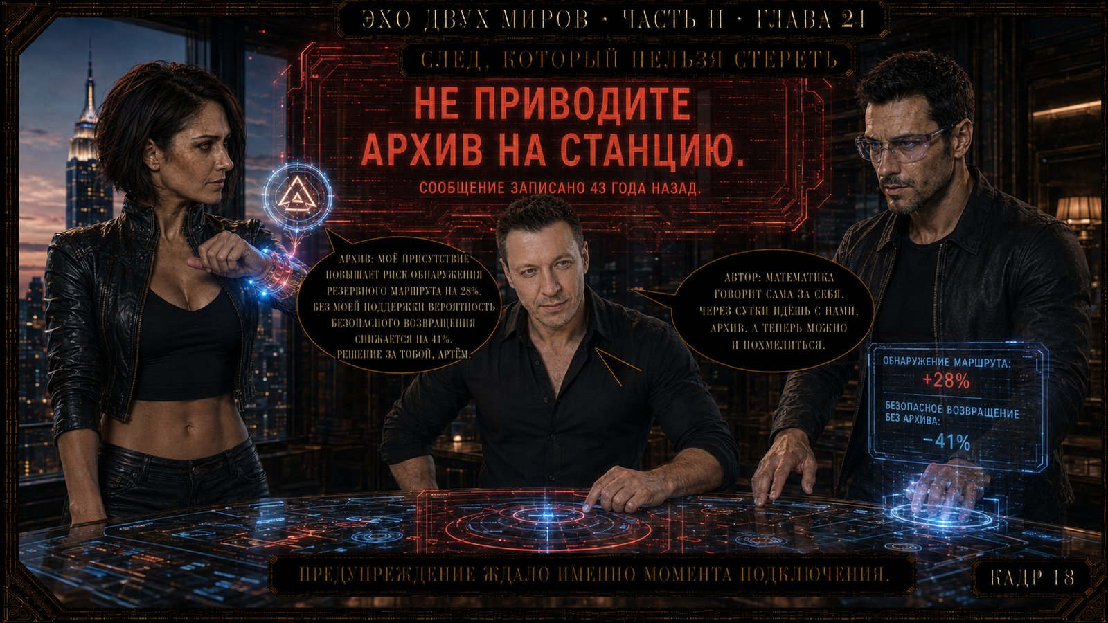 Архив определил, что станция старше Консорциума, но её архитектура пугающе похожа на собственную структуру Архива.