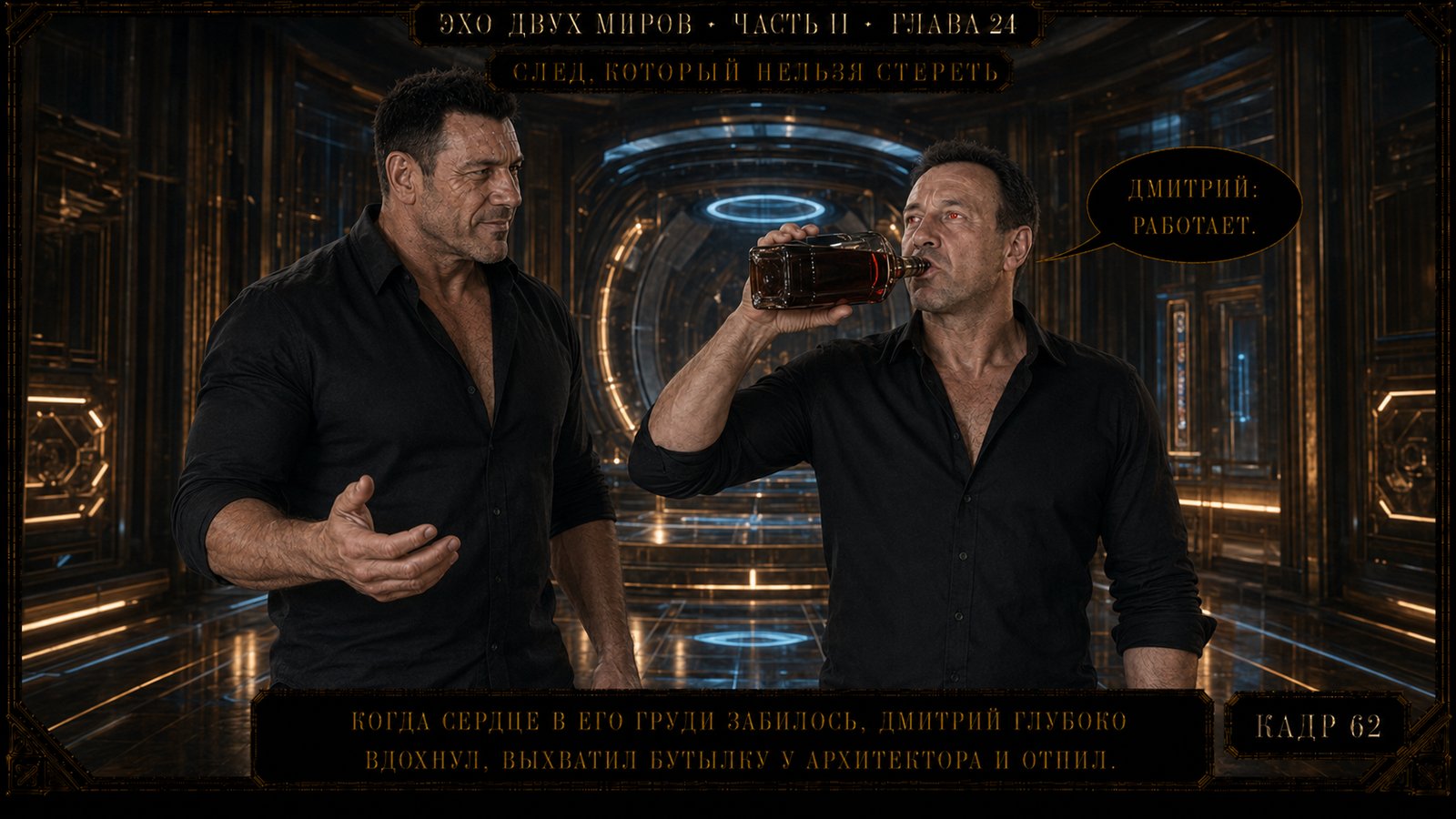 — Я ждал тебя сорок три года.