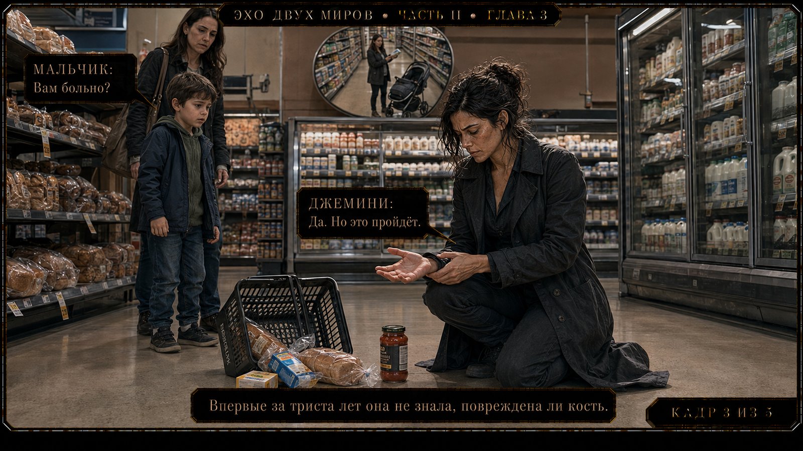 Ещё секунда — и он заплачет.