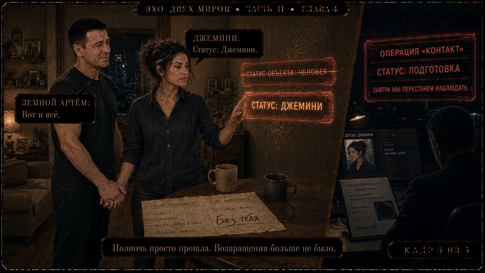 Освобождая ей проход.