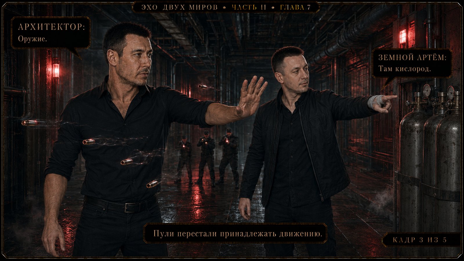 — Там кислород.