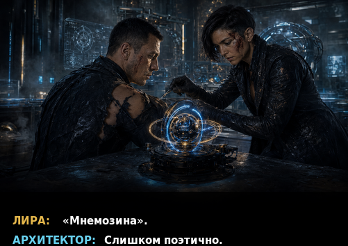 Комикс-кадр: «Мнемозина» — «Слишком поэтично»