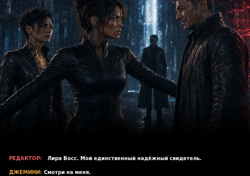 Комикс-кадр: «Лира Восс. Мой единственный надёжный свидетель»