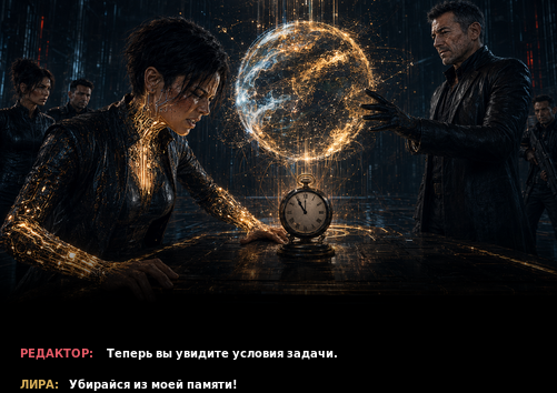 Комикс-кадр: «Условия задачи» — «Убирайся из моей памяти!»