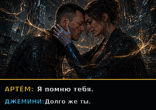 Комикс-кадр: «Я помню тебя» — «Долго же ты»